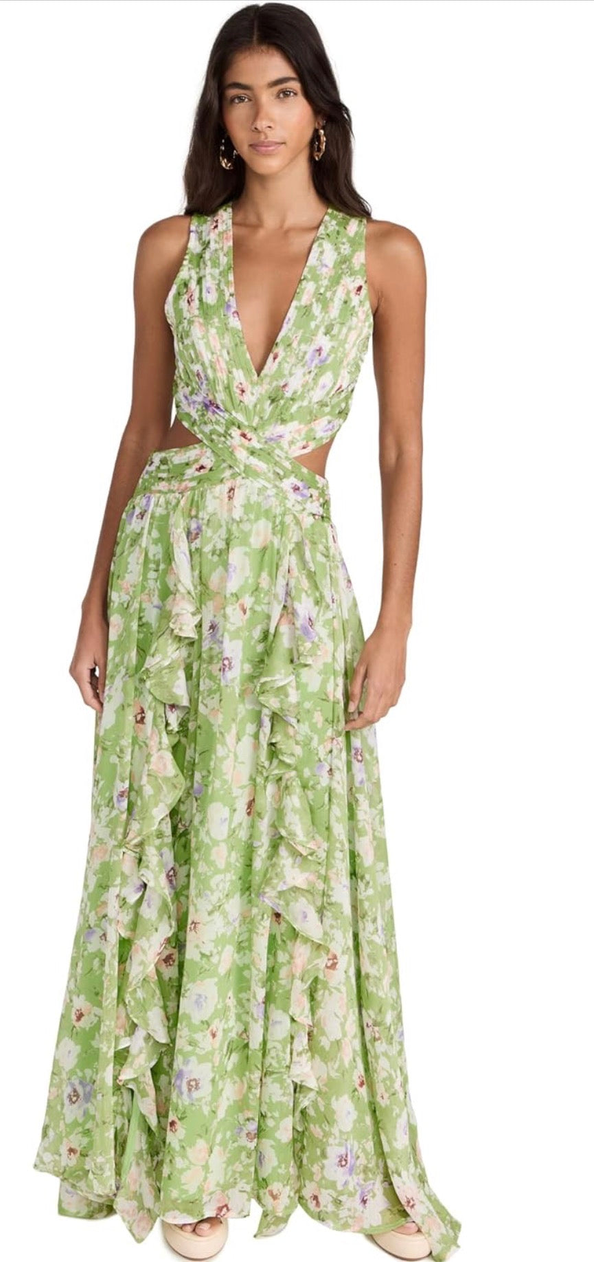 robe longue fleurie style bohème chic