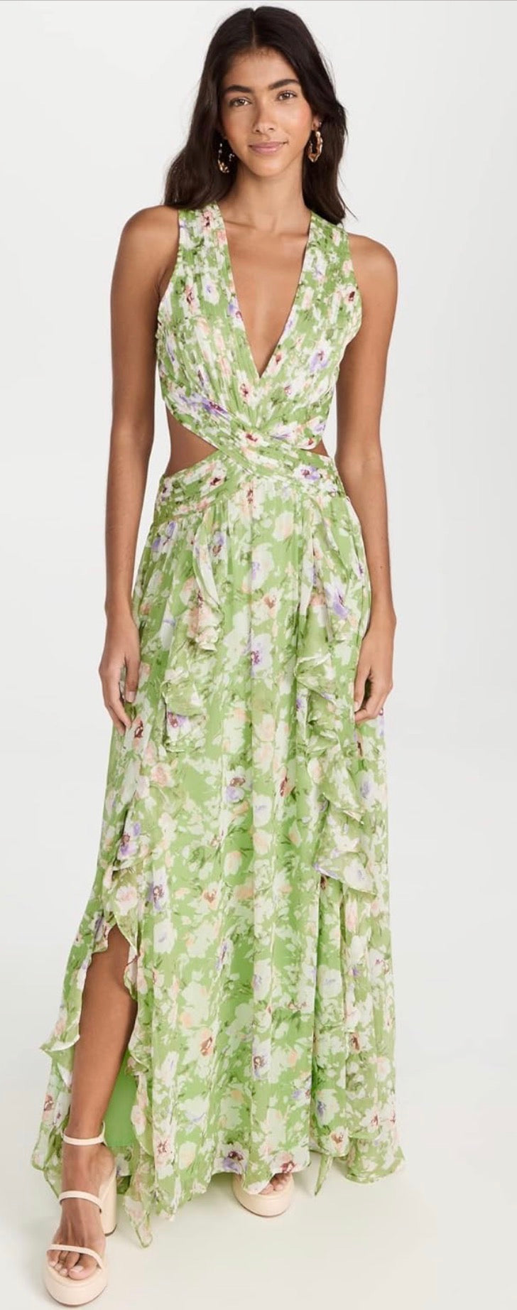 robe longue fleurie style bohème chic