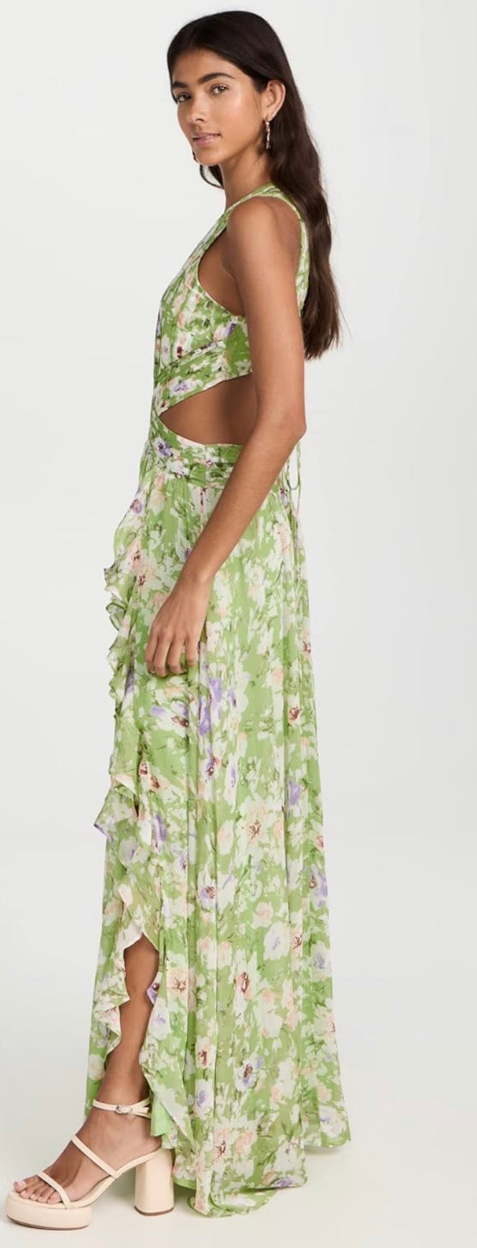 robe longue fleurie style bohème chic