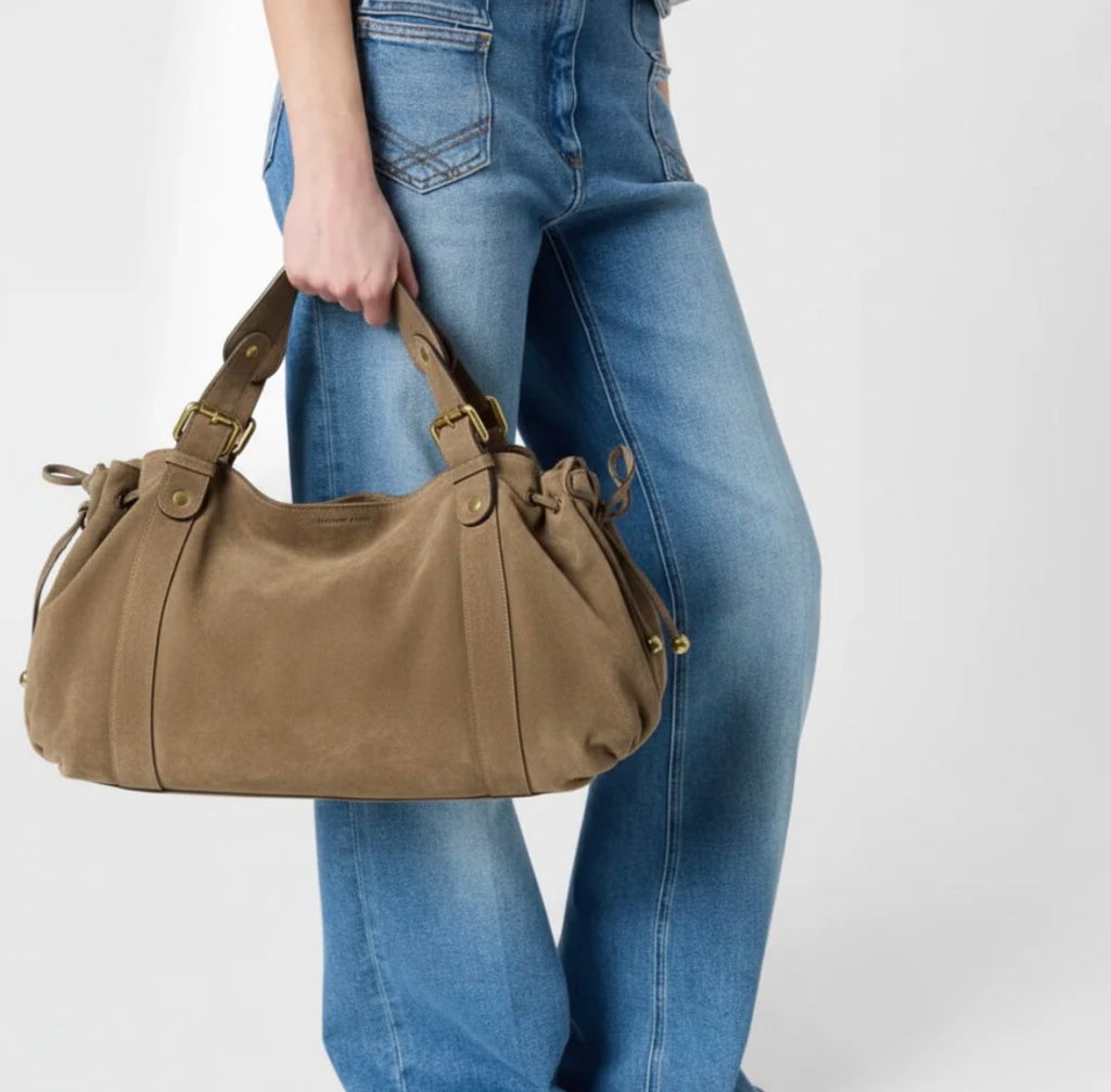 Sac à main Rivoli - cuir premium/ daim