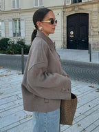 Veste courte en laine
