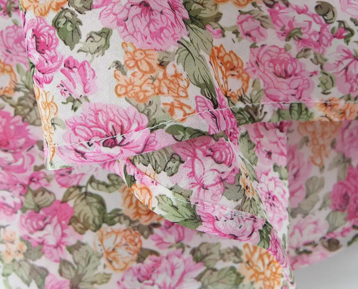 robe longue floral été