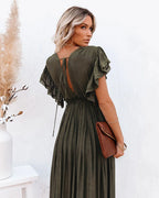 robe pour plage bohème col en V