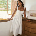 robe blanche bohème élégante