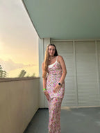 robe longue floral été