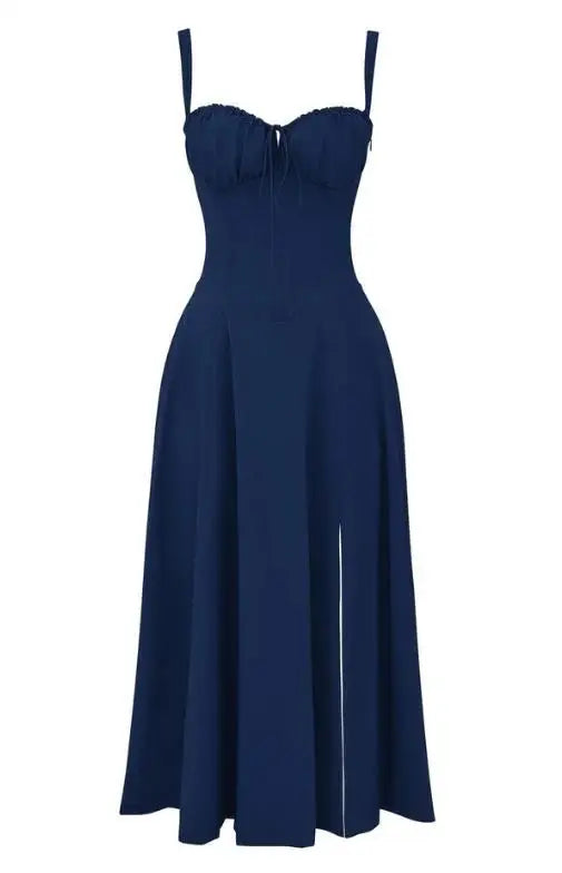 robe élégante col en V