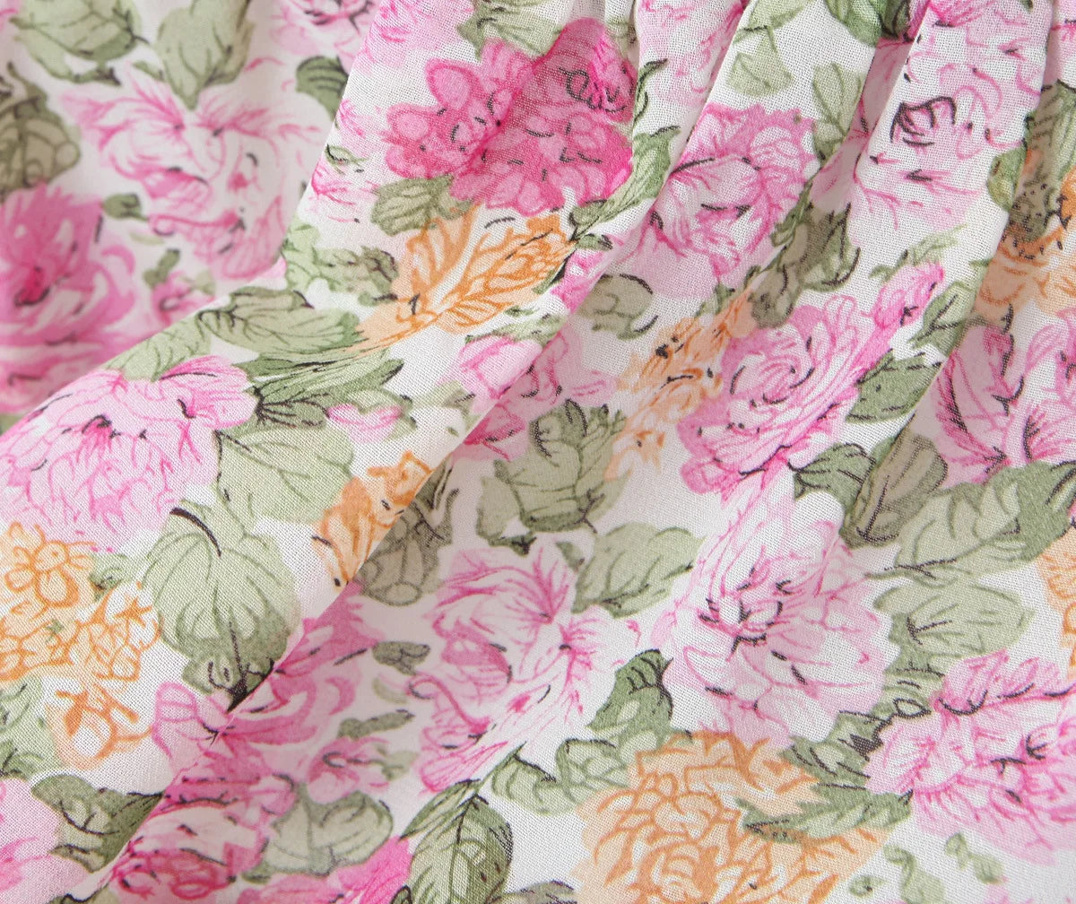 robe longue floral été