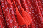 robe longue été col en V