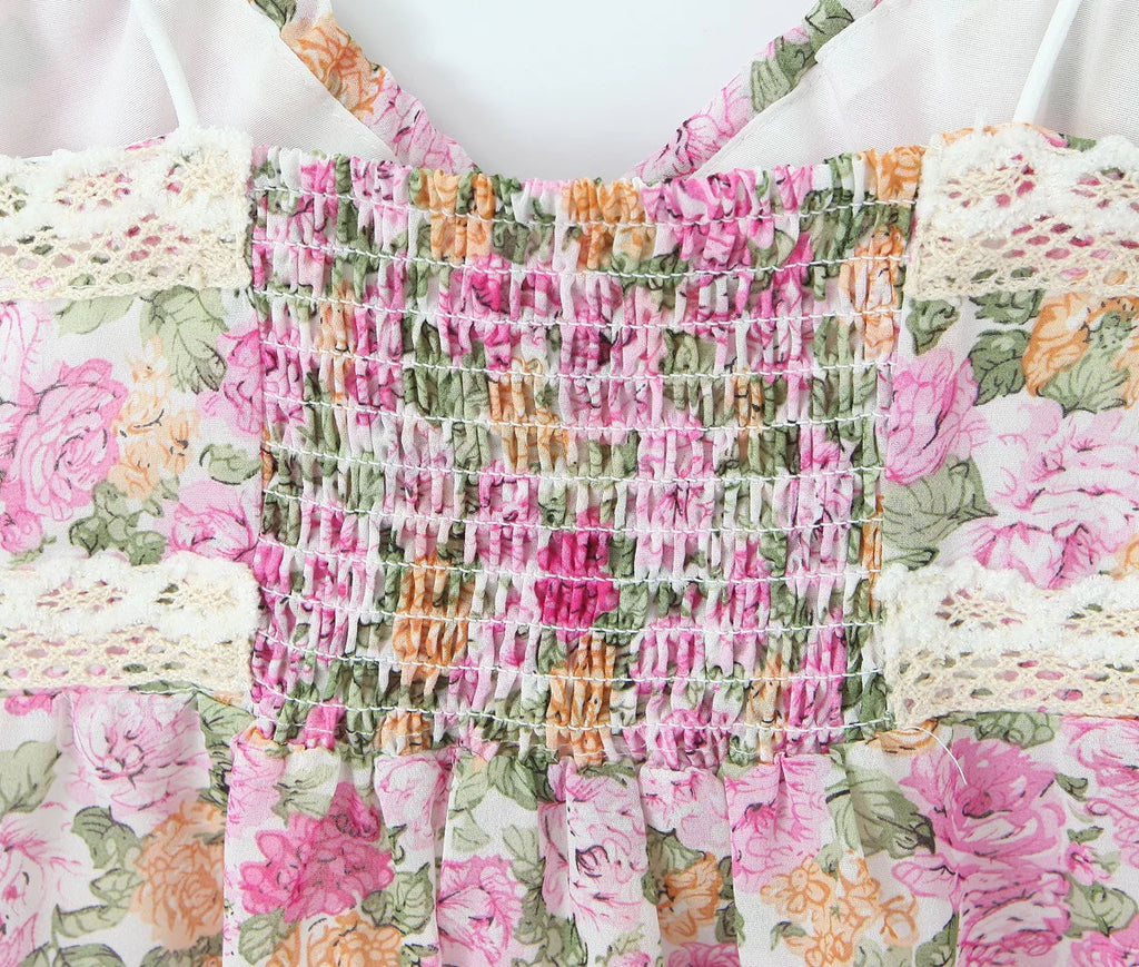 robe longue floral été