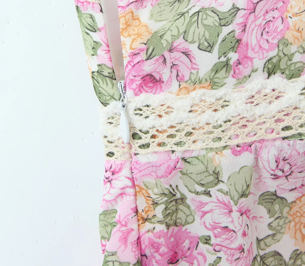 robe longue floral été