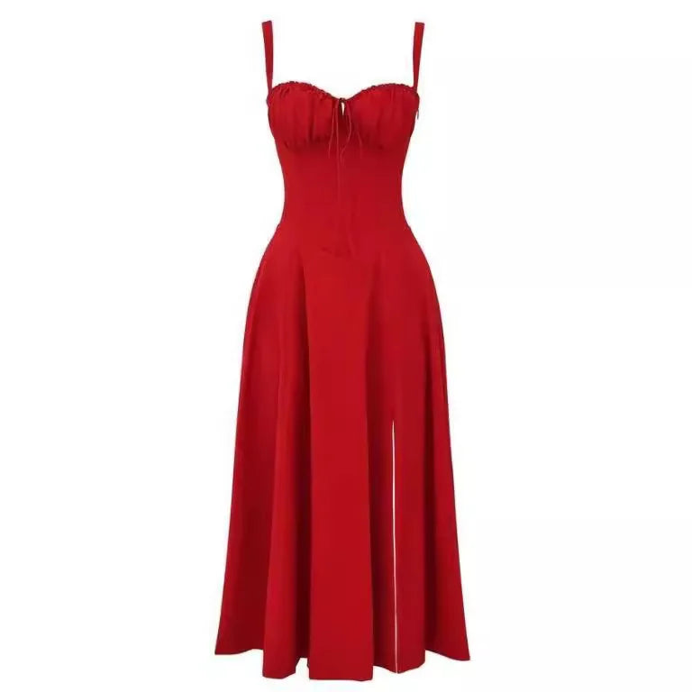 robe élégante col en V