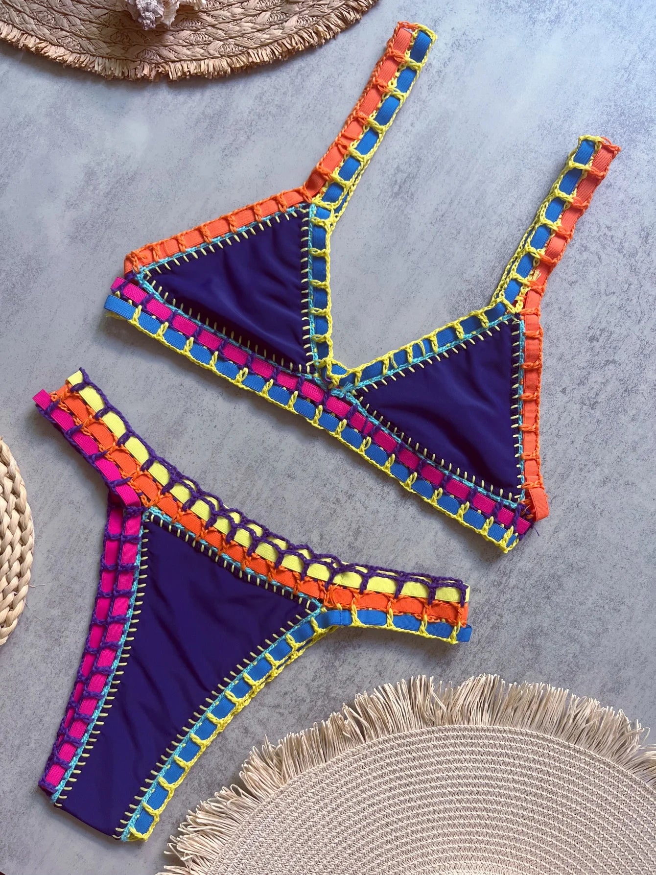 Maillot crochet style Bali.