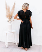 robe pour plage bohème col en V