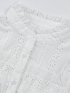 haut blanc dentelle
