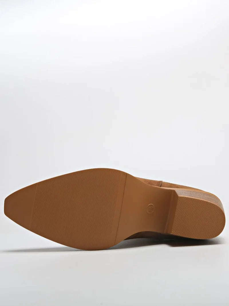 bottes femme style cow boy cuir