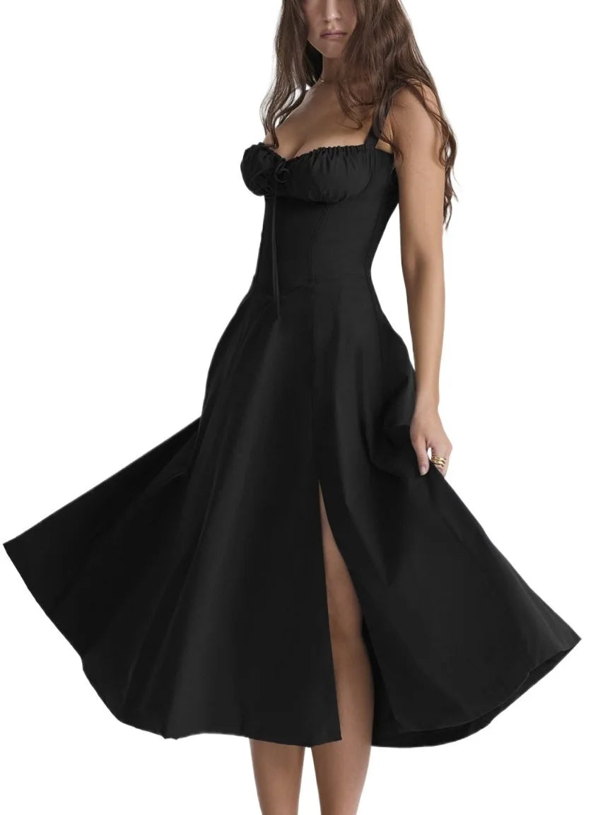 robe élégante col en V