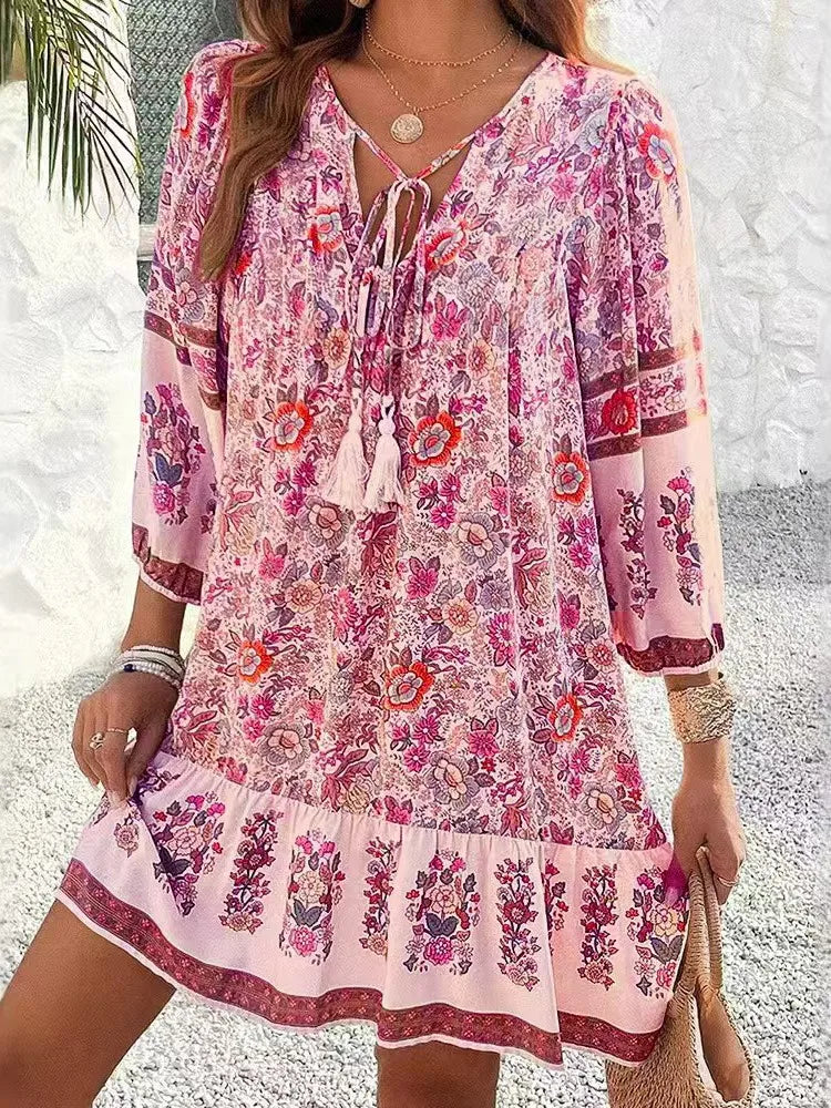 robe légère floral