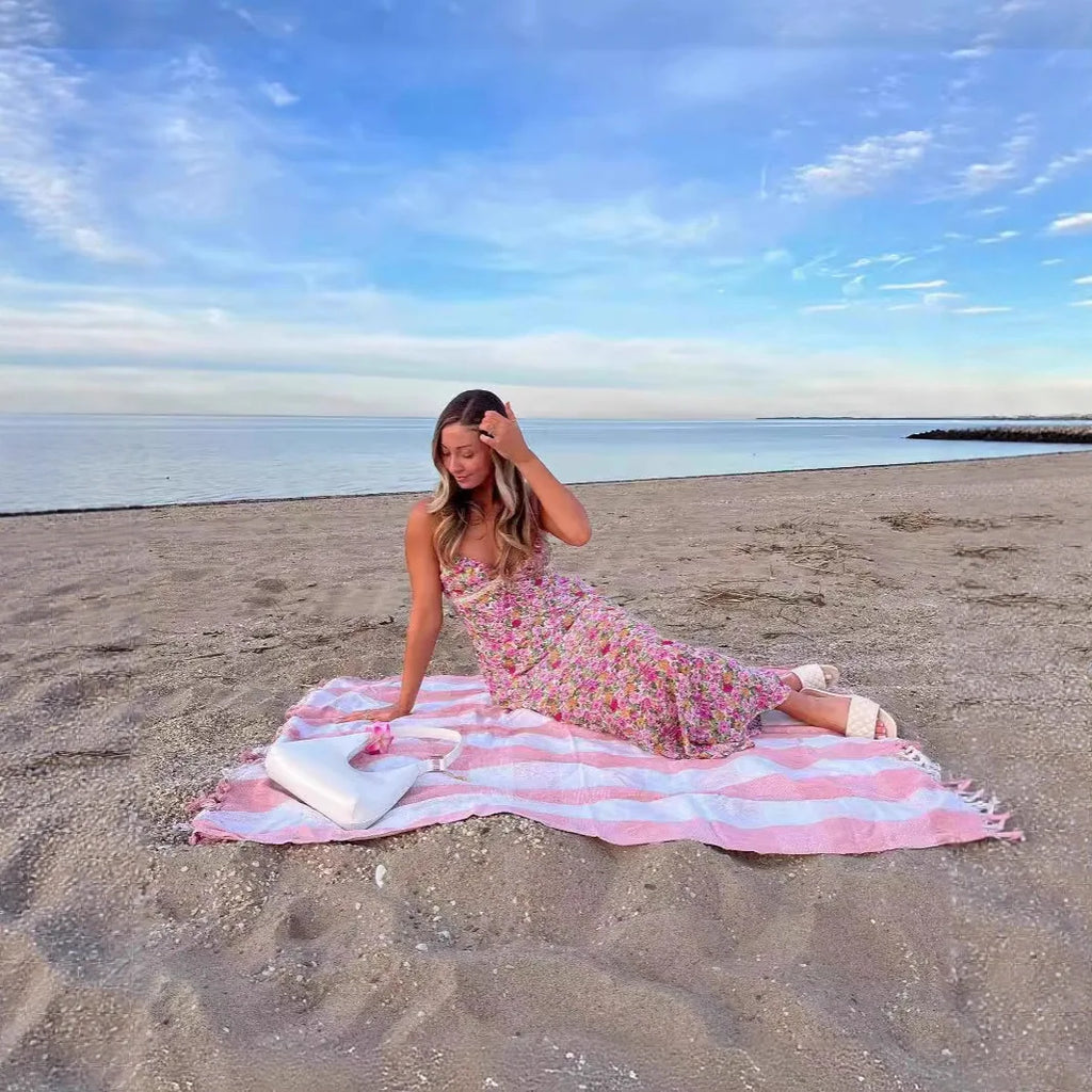 robe longue floral été