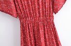 robe longue été col en V
