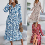 robe longue fleurie