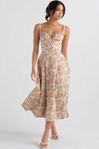 robe élégante col en V