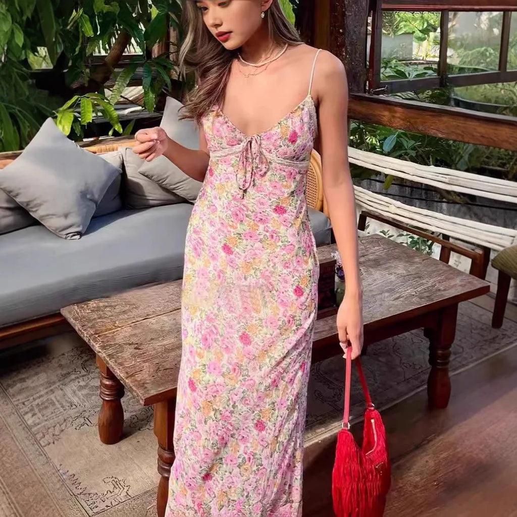 robe longue floral été