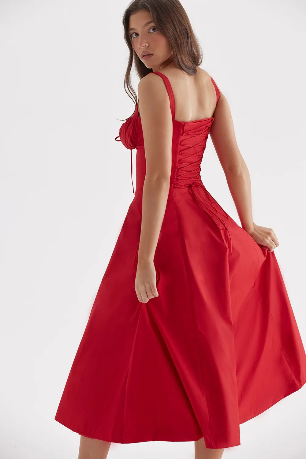 robe élégante col en V