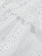 haut blanc dentelle