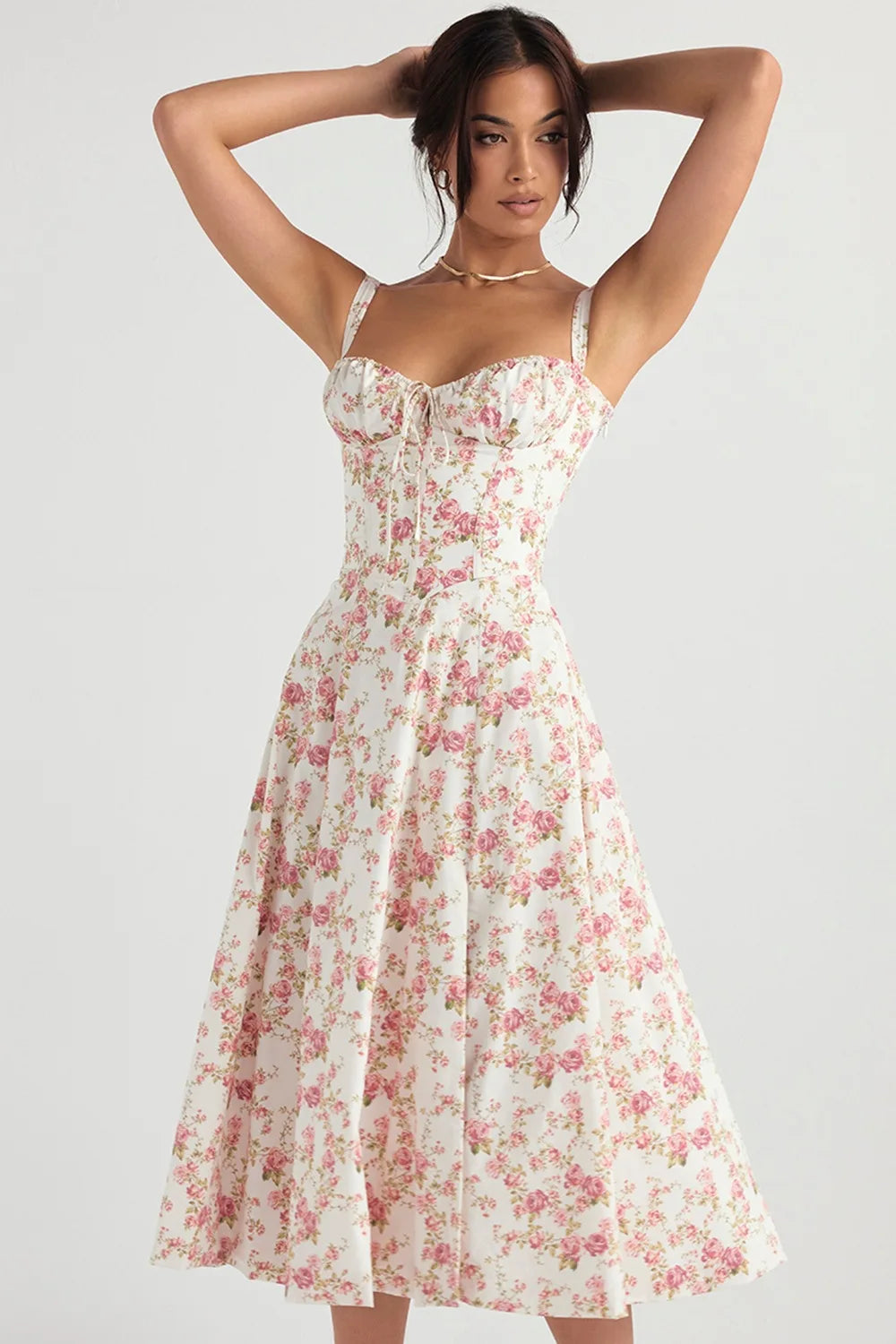 robe élégante col en V