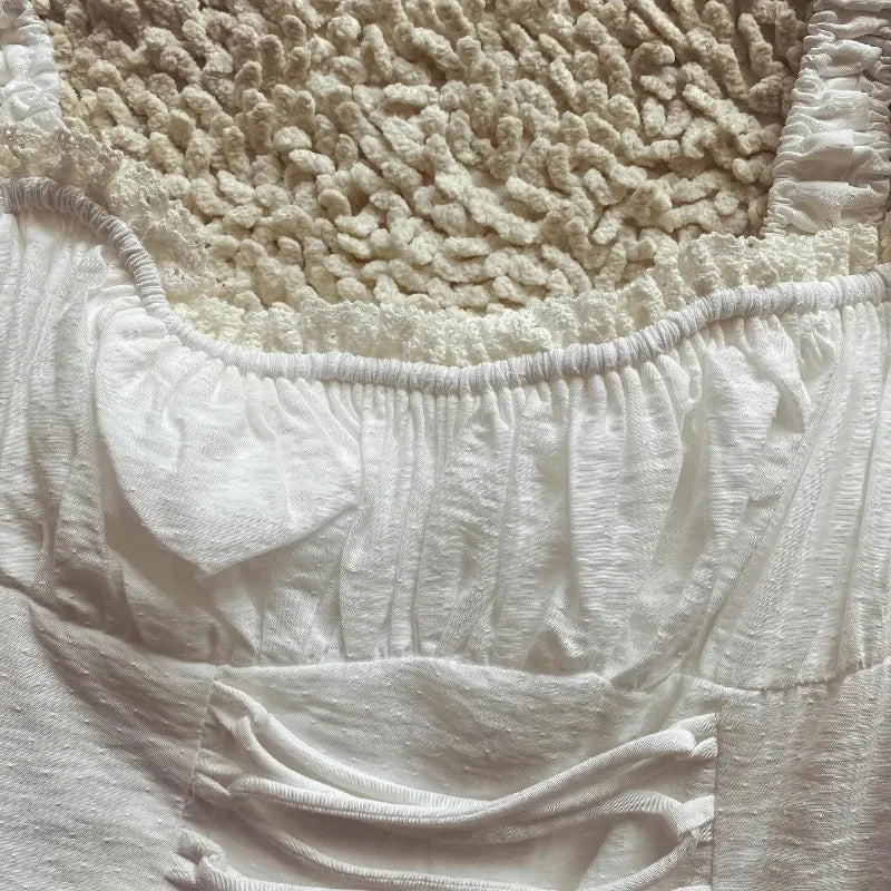 robe blanche bohème élégante