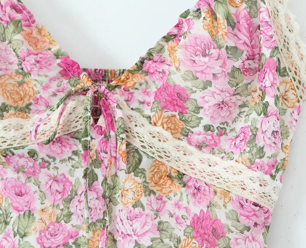 robe longue floral été