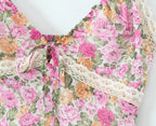 robe longue floral été