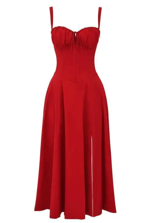 robe élégante col en V