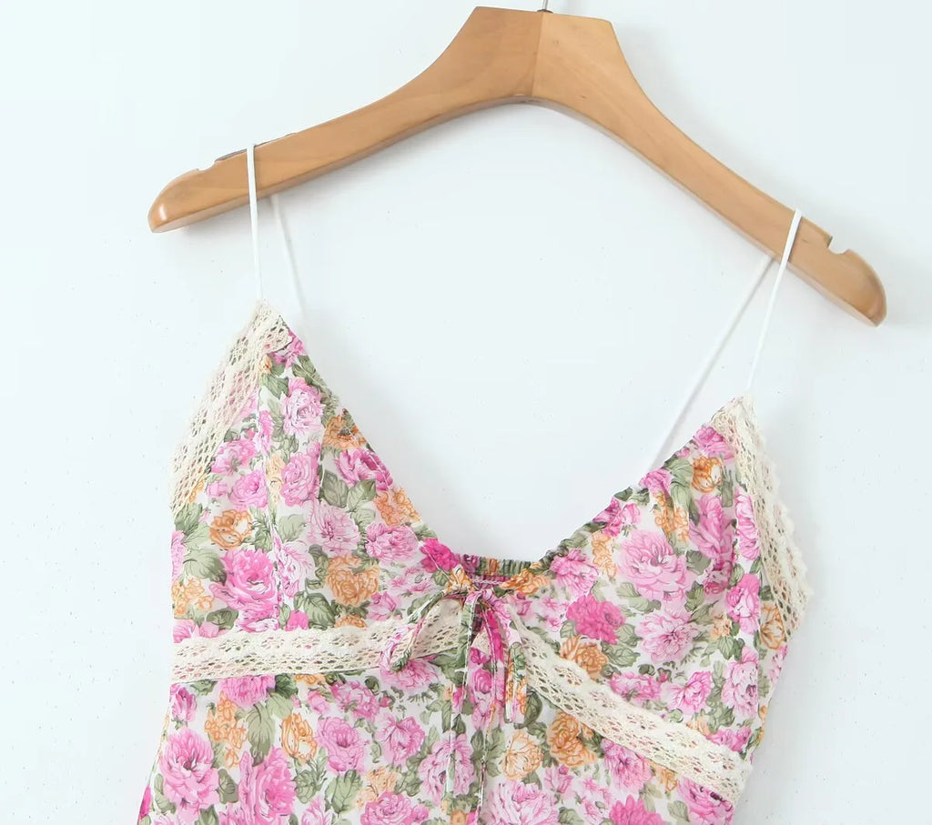 robe longue floral été