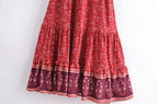 robe longue été col en V