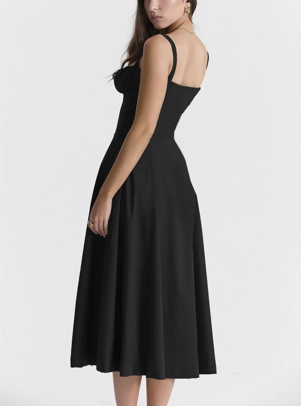 robe élégante col en V
