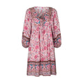 Robe courte imprimée floral