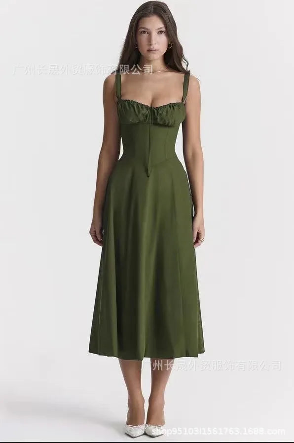 robe élégante col en V