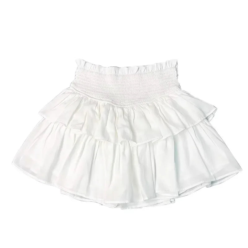 Jupe blanche courte femme