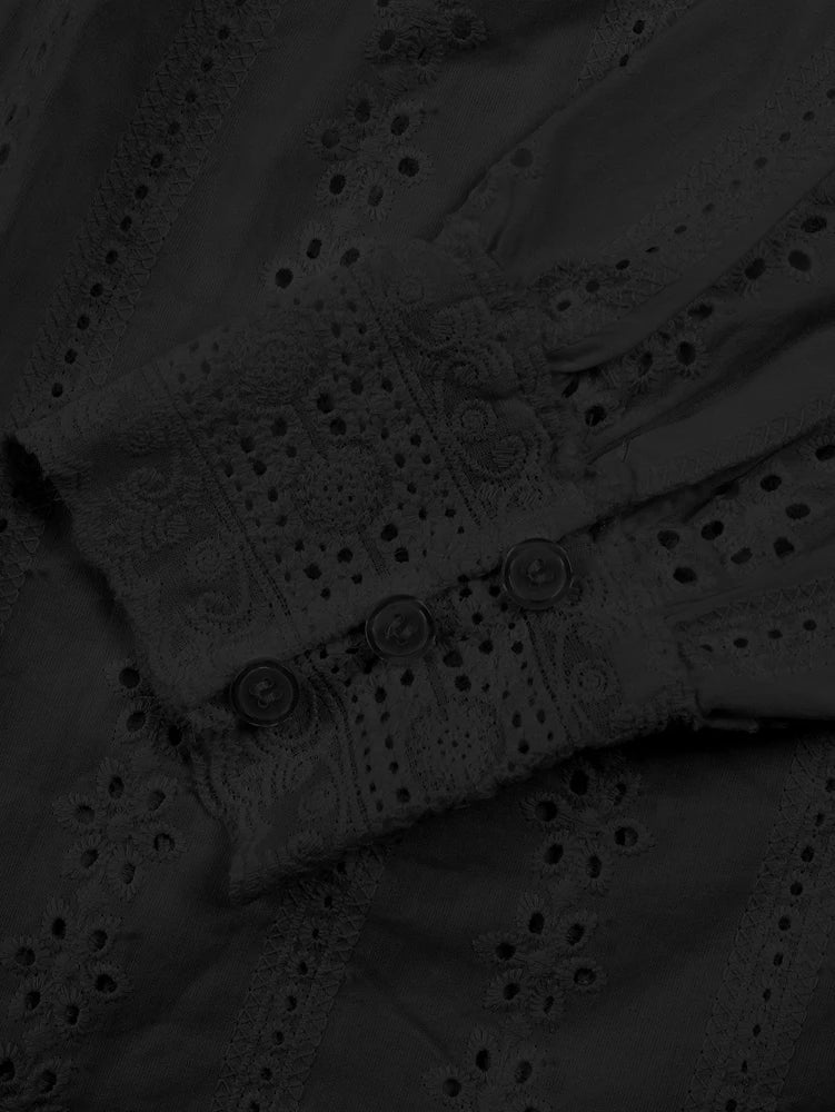 Blouse blanche dentelle