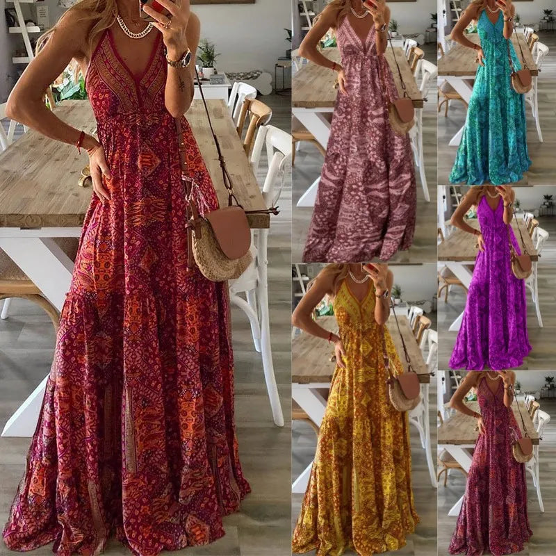 robe longue méditerranée
