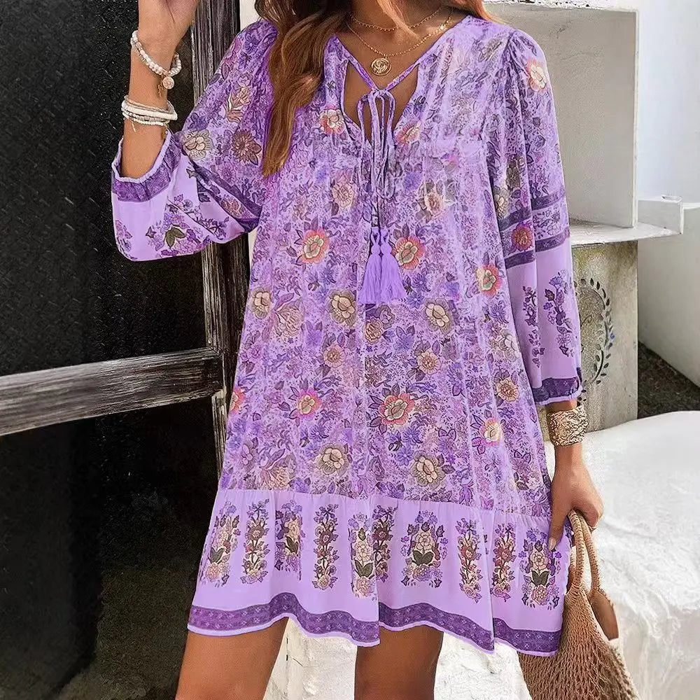 robe légère floral