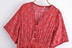 robe longue été col en V