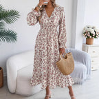 robe longue fleurie