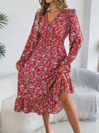 robe longue fleurie