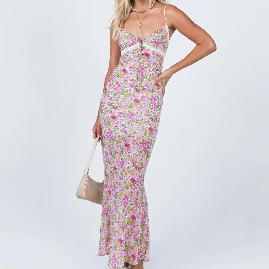 robe longue floral été