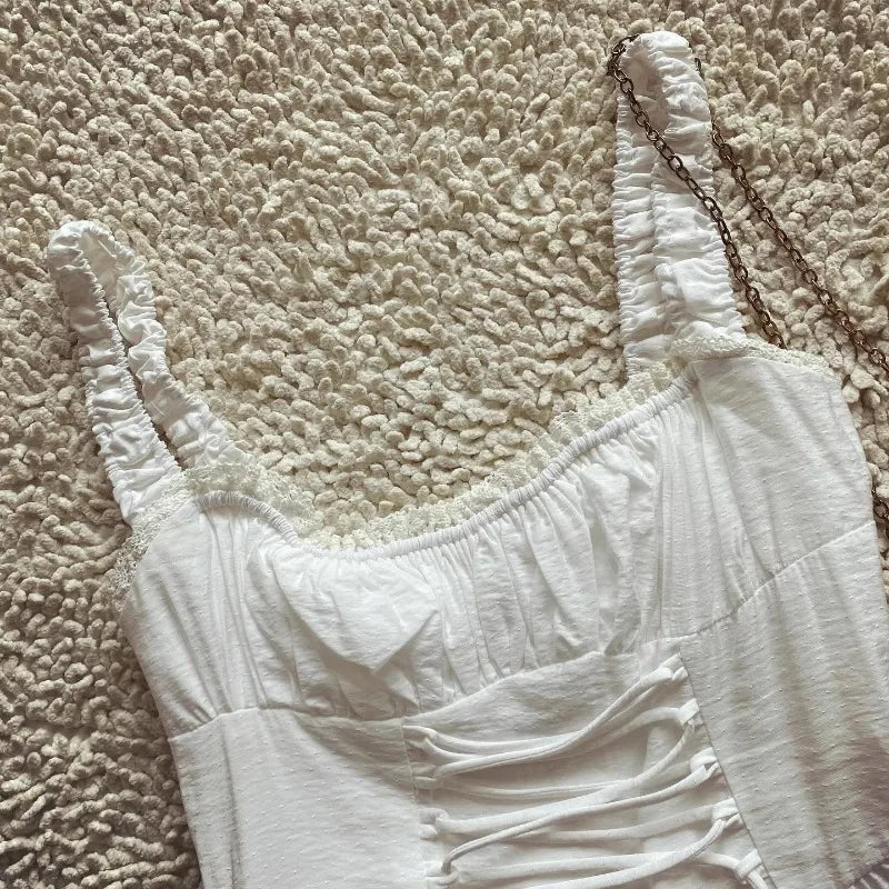 robe blanche bohème élégante