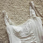 robe blanche bohème élégante