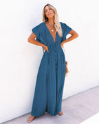 robe pour plage bohème col en V