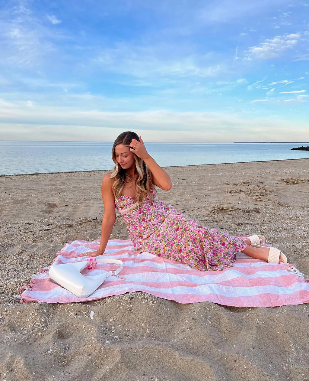 robe longue floral été